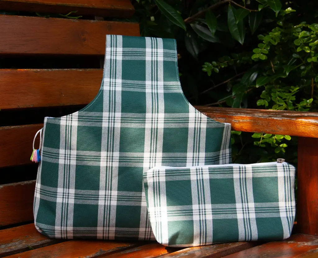 Set Wrist Plaid Rustikana Green L 1-2.webp