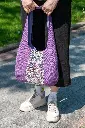 Hobo Bag Tribal Print Violet M Croped 2.webp