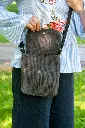 Crossbody Bag Black Ethnic Dark Grey M Front.webp