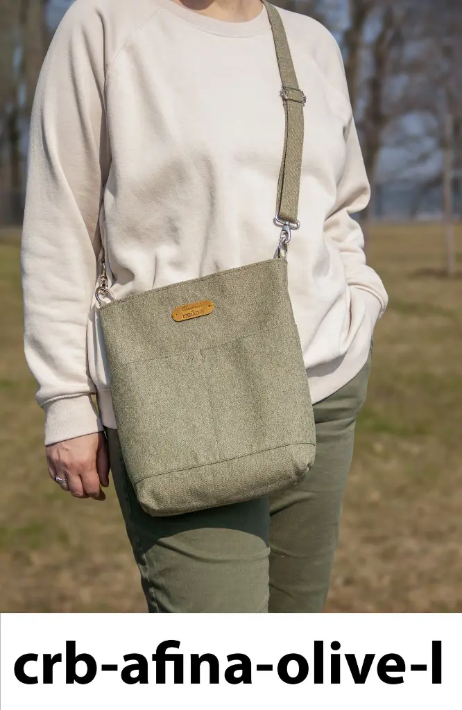 PRINT Front Large Crossbody Bag Afina Olive Croped.webp