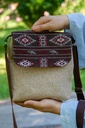 Crossbody Bag Brown Ethnic Beige M