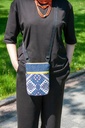 Crossbody Purse Ethnic Blue S