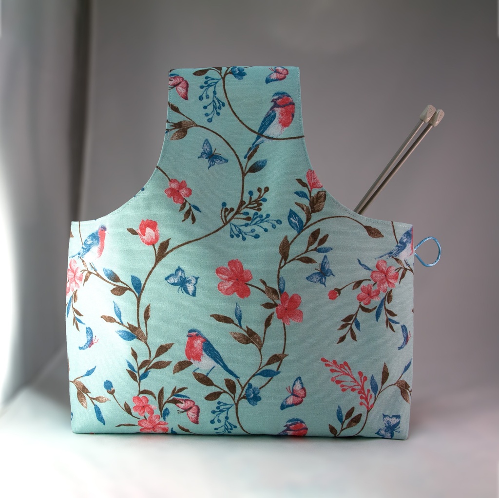 [pbw-bullf-azure-l] Wrist Bird Bullfinch Azure L