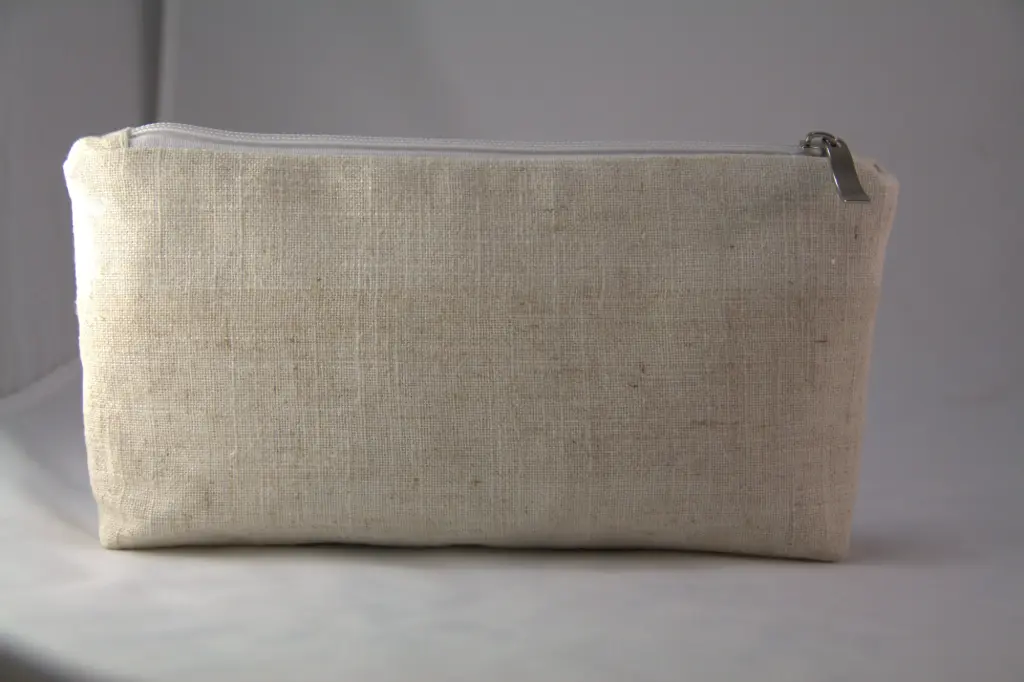 [npz-linen-beige-m] Zipper Notions Pouch Linen Beige M