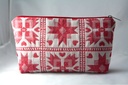 Zipper Notions Pouch Ornament  Red M