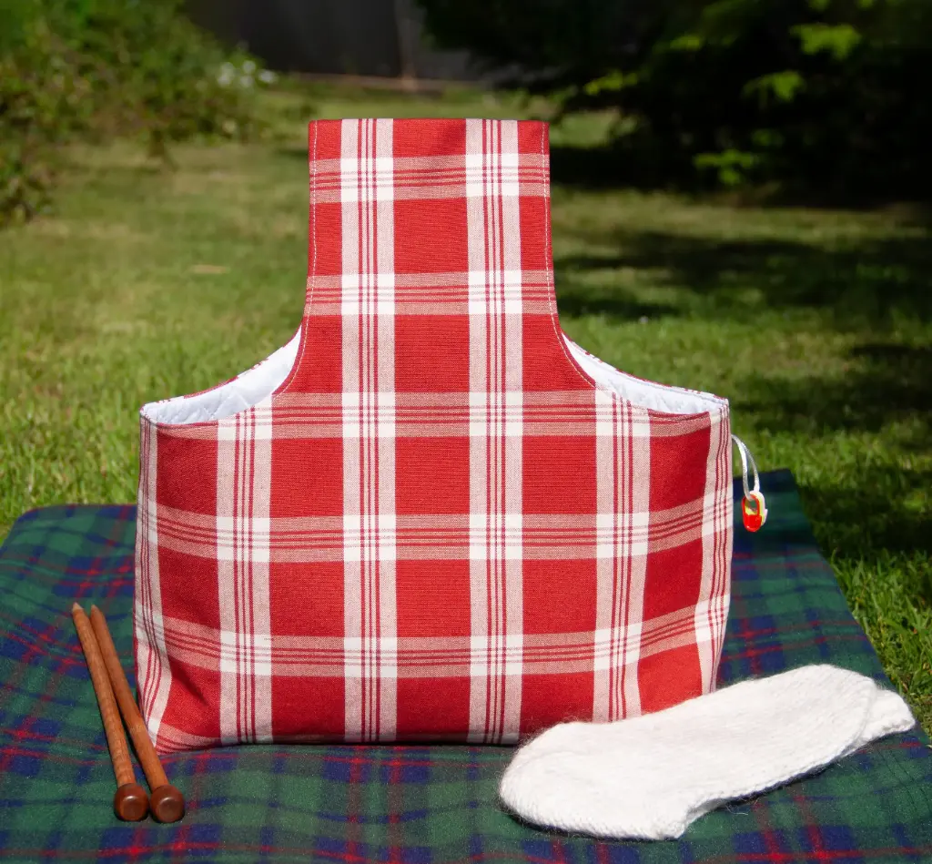 [pbw-plaid-rust-red-l] Wrist Plaid Rustikana Red L